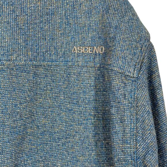 Ascend Mens X-Large Legion Shirt Button-Front Long Sleeve Pockets Collared New - Picture 4 of 9